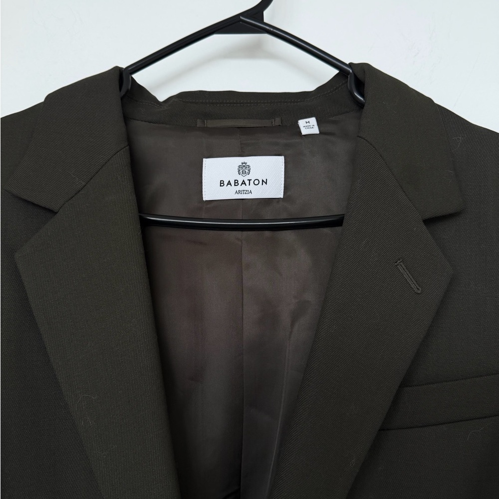 Babaton Dark Olive Blazer - Picture 3 of 11